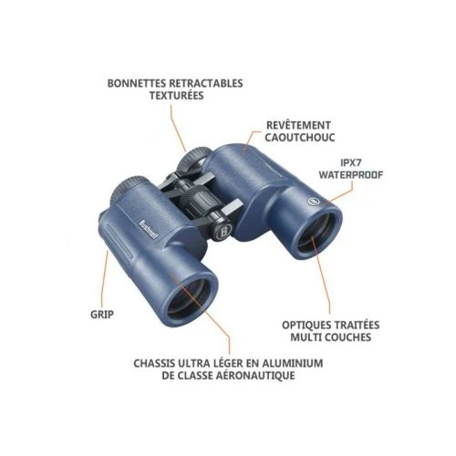 Bushnell H2O² 7x50 Prismes De Porro Waterproof Binocular 6 Bushnell H2O² 7x50 Prismes De Porro Waterproof Binocular – Image 4