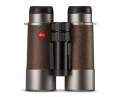 Leica Ultravid 8x42 HD-Plus Noir Cuir De Veau Couleur Café Et Corps Couleur Titane
