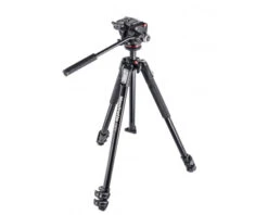 Manfrotto 190X Kit - Trépied Alu 3 Sections + MHXPRO-2W Rotule Fluide