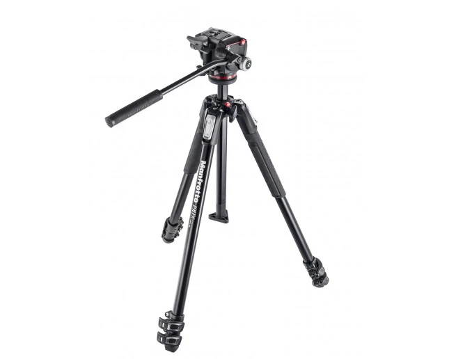 Manfrotto 190X Kit - Trépied Alu 3 Sections + MHXPRO-2W Rotule Fluide 3 Manfrotto 190X Kit - Trépied Alu 3 Sections + MHXPRO-2W Rotule Fluide